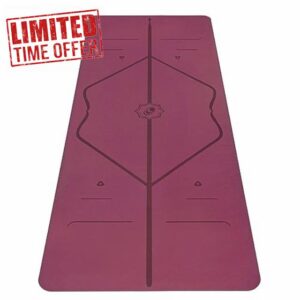 Liforme Original Yoga Mat – Free Yoga Bag Included - Patented Alignment System