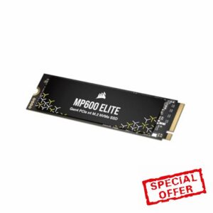 Corsair MP600 ELITE 2TB M.2 PCIe Gen4 x4 NVMe SSD – M.2 2280 – Up to 7