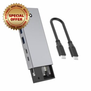 HotTopStar USB-C Hub with M.2 NVMe/SATA SSD Enclosure