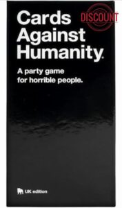 The Board Card Games UK Edition A funny Card Game for Young and Adults terribly Fun for Horrible People Includes 600 Cards Pack Of 1