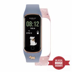 Radley Ladies Series 8 Vintage Blue and Praire Pink Prinnted Silicone Strap Smart Watch Set RYS08-2138-SET