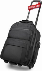 OZUKO Business Trolley Backpack with Wheels