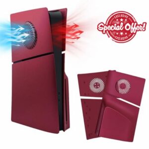 Mcbazel PS5 Slim Faceplate Replacement Hard Side Panel Plate