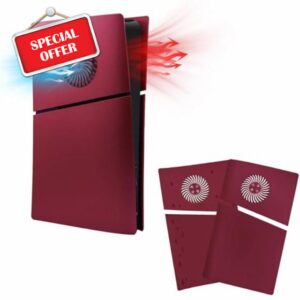 Mcbazel PS5 Slim Faceplate Replacement Hard Side Panel Plate