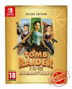 Tomb Raider 1-3 Remastered Starring Lara Croft: Deluxe Edition - Switch