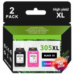 305XL Ink Cartridges Black and Colour Replacement for HP 305 Ink Cartridge