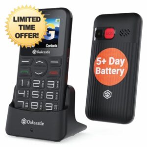 Oakcastle Dual Sim Basic Mobile Phone for seniors | 4G