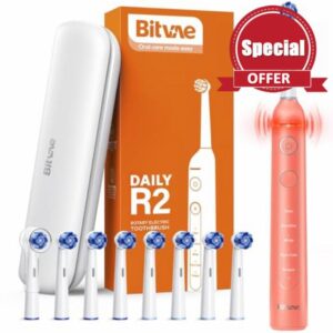 Bitvae R2 Rotating Electric Toothbrush for Adults with 8 Brush Heads