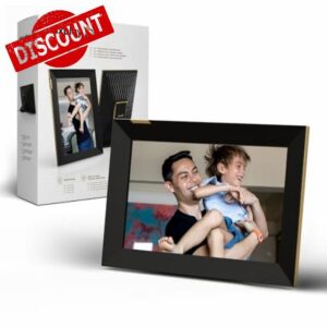 Nixplay Digital Touch Screen Picture Frame - 10.1” Photo Frame