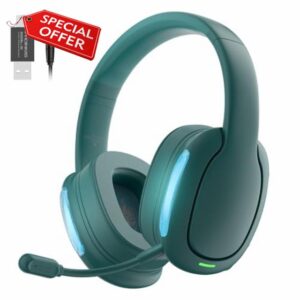YOTMS Wireless Gaming Headset for PS4 PS5 PC Switch