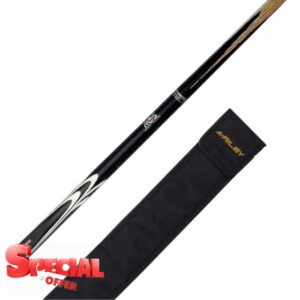 Riley Ronnie O'Sullivan 2 Piece North American Ash Snooker & Pool Cue - 145cm - 9.5mm tip with Soft Cue Case