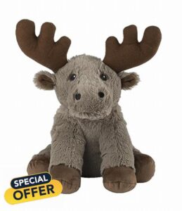 Warmies® Heat Cushion / Stuffed Toy "Elk" Millet Lavender Filling 30 cm 750 g