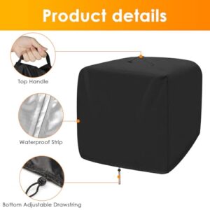 Waterproof Weatherproof Oven Cover with Adjustable Drawstrings and Top Handle