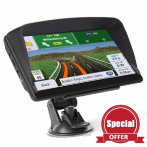SAT NAV (7 INCH) UK EUROPE EDITION MAPS 2024 (FREE Lifetime Updates) Satnav for Car Truck HGV Lorry Motorhome