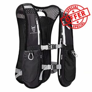 UTOBEST Running Backpacks Lightweight Hydration Pack Functional Running Vest 5L