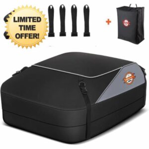 Sailnovo Roof Bag Roof Box 15 Cubic/ 430L Waterproof 1000D Car Roof Bag