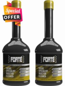 Generic 2 x Forte Diesel Specialist Vehicle Injector Cleaner Car Fuel 400ml Lower Emissions