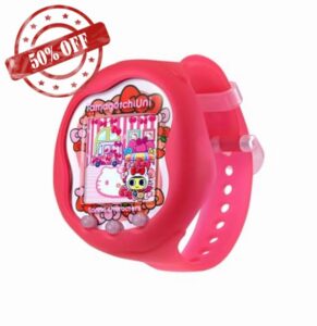 Bandai Tamagotchi Uni Sanrio Characters | 50th Anniversary Hello Kitty Virtual Pet Based On The Tamagotchi Original 90s Toy | Connect With Friends Worldwide With This Wearable Electronic Game