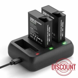 Adicop Action Battery Replacement Accessories Compatible with DJI Action 5 pro/4/3