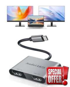 avedio links 4K@60Hz USB C to Dual HDMI Adapter