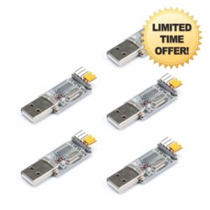 EC Buying 5Pcs USB to TTL Serial Module CH340 Module USB to Serial Port Module Adapter Board for STC Microcontroller Download Module