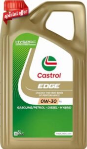 Castrol EDGE 0W-30 LL Longlife Engine Oil 5L