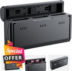 TELESIN NP-BX1 Battery Charger for Sony NP-BX1/M8