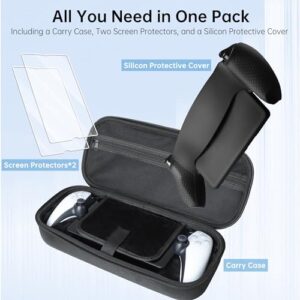 Hard Shell Carry Case with 2 Screen Protectors and a Soft Silicon Protective Cover