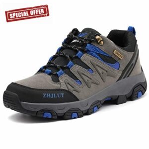 Unitysow Men's Trekking Hiking Shoes Waterproof Walking Shoes Trainers Outdoor Lightweight Camping Climbing Shoes Sneake