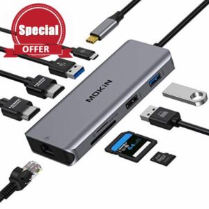 USB C Dual HDMI Adapter