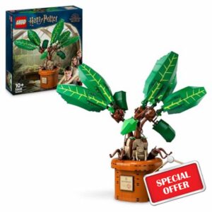 LEGO Harry Potter Mandrake Plant Toy Figure and Pot