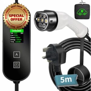 LCLCTEK EV Charger Cable Type 2 to 3 Pin Plug