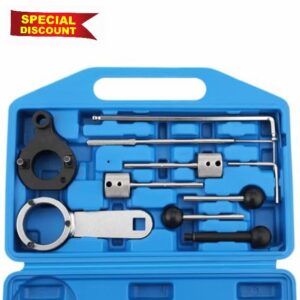 ACLONG Engine Camshaft Timing Lock Tool Set Compatible with VW Audi SEAT Skoda 1.6 2.0 TDI CR T10490 T10051 T10060A T10264 Timing Repair Tool Ki