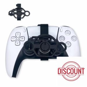 CHOWONE Game Controller Mini Steering Wheel for PS5 Remote Control Accessory for PS5 Racing Games Controller Steering Wheel Attachme