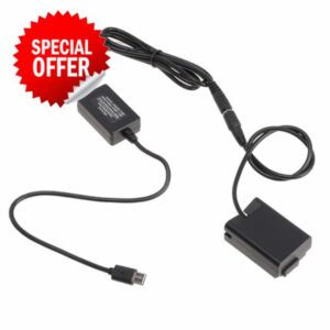 Hersmay PD 9V USB-C EN-EL25 Dummy Battery with Type-c USB-C Adapter For Nikon Z30 Z50 Zfc Mirrorless Camera