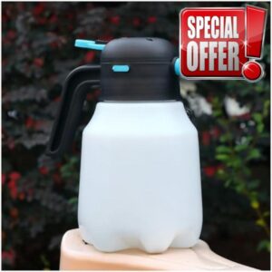 Dpofirs Electric Car Foam Sprayer 1.8L Handheld Foamer Rechargeable Battery Powered Foam Cannon for Washing Vehicle Car Cordless Sprayer