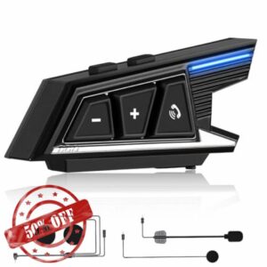 ZHIDUOXING BT40 Motorcycle Bluetooth Headset with Soft and Hard Microphones