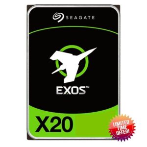 Seagate Exos X20 16TB internal hard drive ST16000NM000D 3.5" HDD SATA3 7200RPM 256MB (Refurbished)