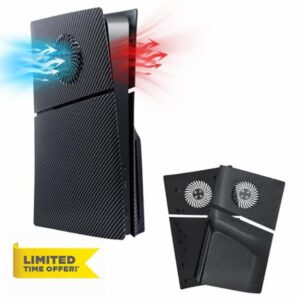 Mcbazel PS5 Slim Faceplate Replacement Hard Side Panel Plate