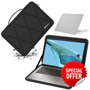 Smatree Hard EVA Protective Sleeve Case Compatible for 13.3 inch ASUS Zenbook S 13 Flip OLED Laptop Notebook Bag (M29)