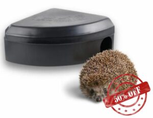 NestGuest Hedgehog House by Cosy Cabins - Eco-Friendly Durable Hedgehog Hut – 100% Recycled Plastic – Predator Proof Entrance – Ventilated – Drainage Holes – Easy to Clean – No Assembly Required