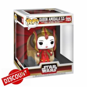 Funko POP! Deluxe: Star Wars Episode 1 The Phantom Menace Anniversary - Padmé Amidala on Throne - Collectable Vinyl Figure - Gift Idea - Official Merchandise - Toys for Kids & Adults - Movies Fans