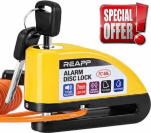 REAPP Alarm Disc Lock Motorbike Lock