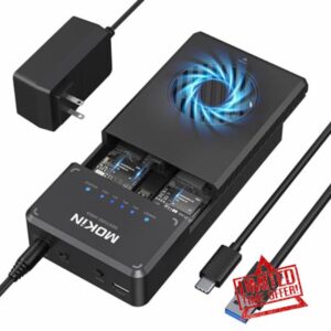 NVMe M.2 Duplicator Dual-Bay Offline Clone Tool-Free