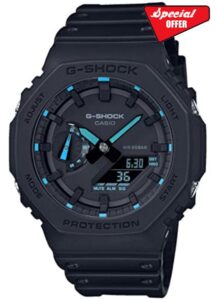 Casio Men's Analogue-Digital Quartz Watch with Plastic Strap GA-2100-1A2ER