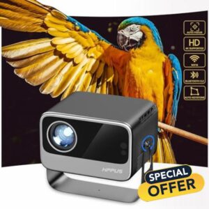 [Auto Focus/Keystone] HIPPUS Smart Projector 4K with Android 9.0 1080P Native