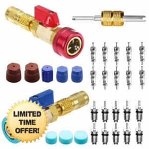 R134A Valve Core Quick Remover Installer Tool Set