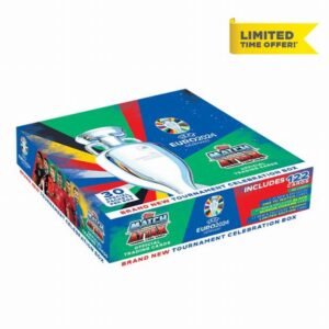 Topps Official Euro 2024 Match Attax - Tournament Celebration Box (30 exclusive packets)