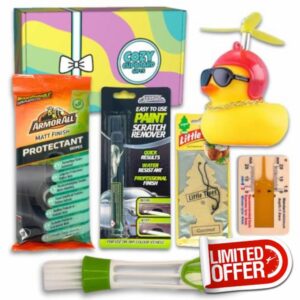 'I've Passed My Driving Test' Gift Box - 6pc Practical Car Essential Accessories - Everything a New Driver Needs - Congratulations on Passing Your Driving Test - Just Passed Driving Test Gifts