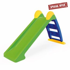 Dolu My First Garden Slide Medium for Kids For Children From 2 Years Blue Ladder and GreenSlope Foldable for Indoor or Outdoor Use Toddler Climbing Kids Slide Indoor Slide Kids Outdoor Play Equipme